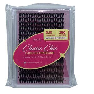Calailis Classic Chic Lash Extensions 0.10 Volume Look 280 Clusters Ultra-Large
